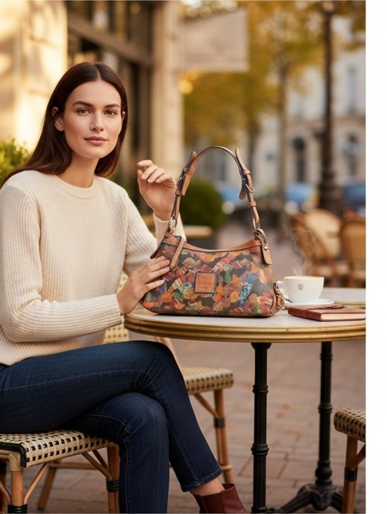 Dooney & Bourke Handbags - Vintage Dooney & Bourke Candy Leather Shoulder Bag.
